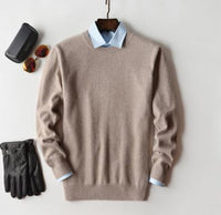 Beige - Ronde hals