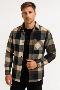 Black & Brown Check