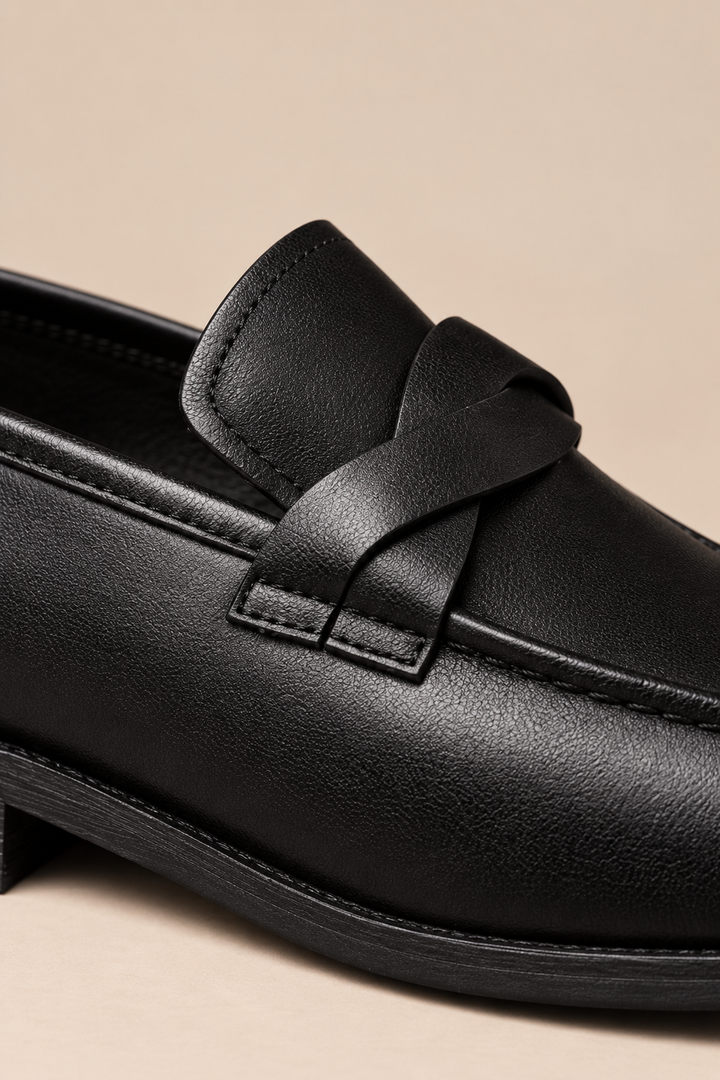Men's Smooth Moc Toe Penny Loafers