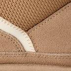 Low-top platform trainers with plush lining and lace-up fastening