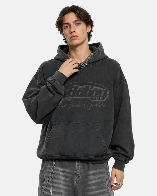 Dark grey streetwear garment