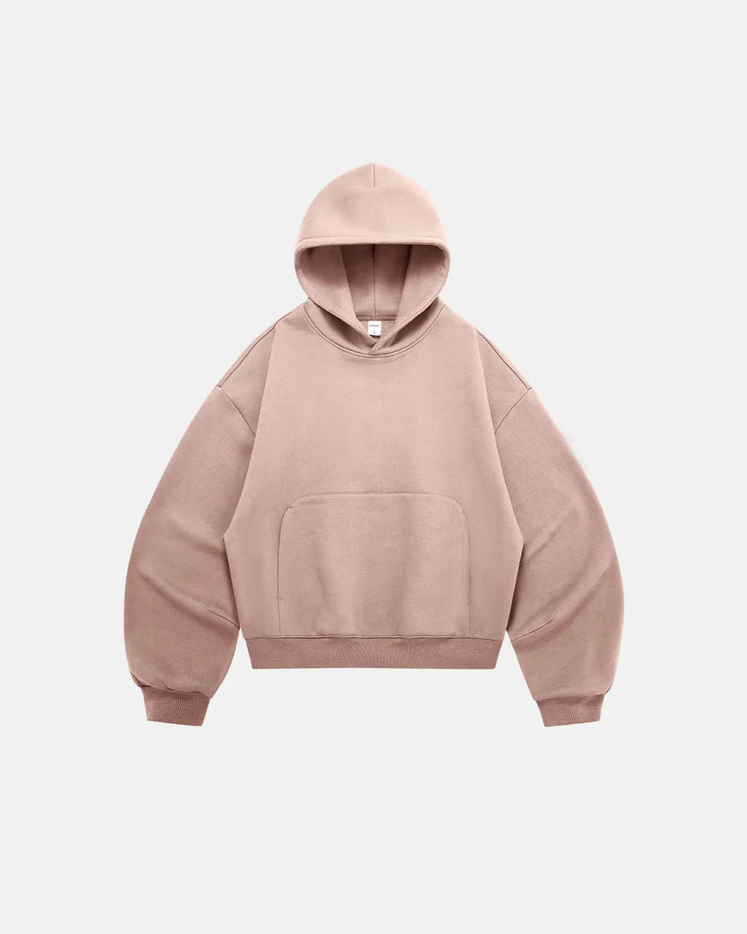 Unisex boxy hoodie with hood, long sleeves and kangaroo pocket