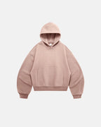 Unisex boxy hoodie with hood, long sleeves and kangaroo pocket