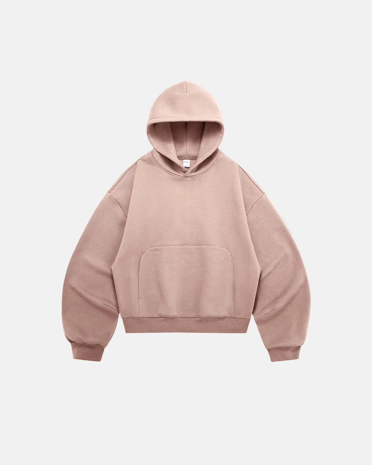 Unisex boxy hoodie with hood, long sleeves and kangaroo pocket