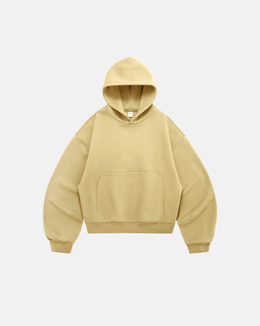 Unisex boxy hoodie with hood, long sleeves and kangaroo pocket