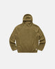 Men's textured hooded pullover with high neck and long sleeves