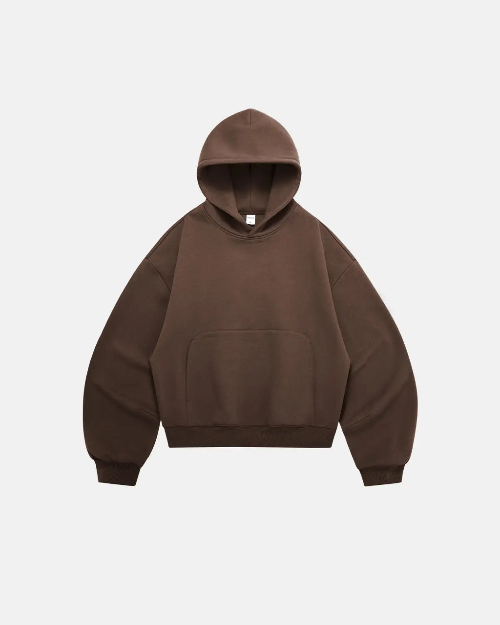 Unisex boxy hoodie with hood, long sleeves and kangaroo pocket