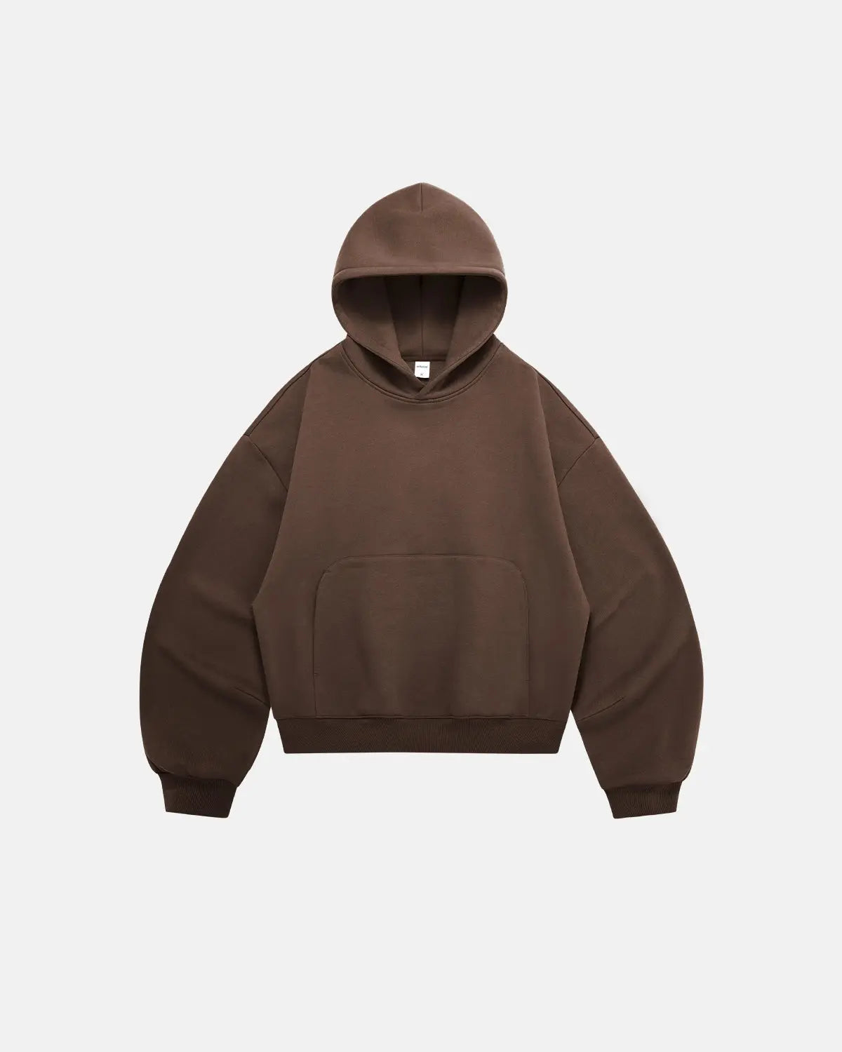 Unisex boxy hoodie with hood, long sleeves and kangaroo pocket