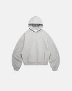 Unisex boxy hoodie with hood, long sleeves and kangaroo pocket