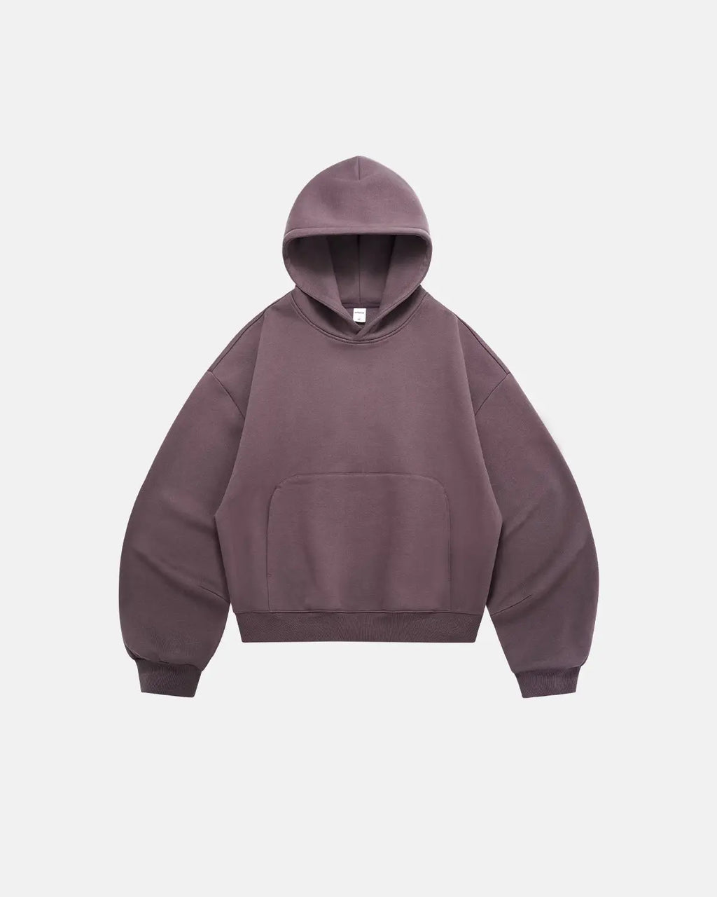 Unisex boxy hoodie with hood, long sleeves and kangaroo pocket