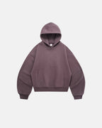Unisex boxy hoodie with hood, long sleeves and kangaroo pocket