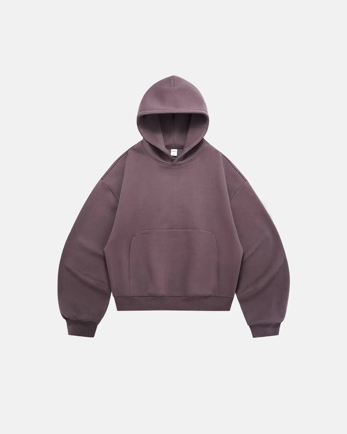 Unisex boxy hoodie with hood, long sleeves and kangaroo pocket
