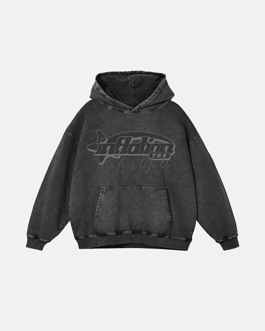 Dark grey streetwear garment