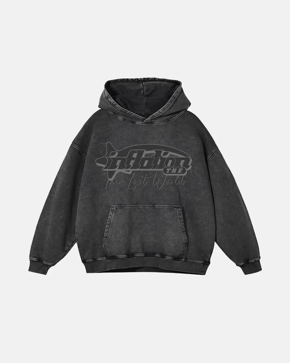 Dark grey streetwear garment