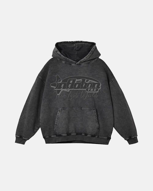 Dark grey streetwear garment
