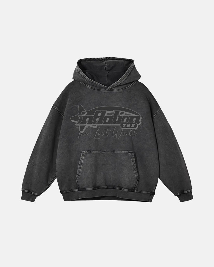 Dark grey streetwear garment