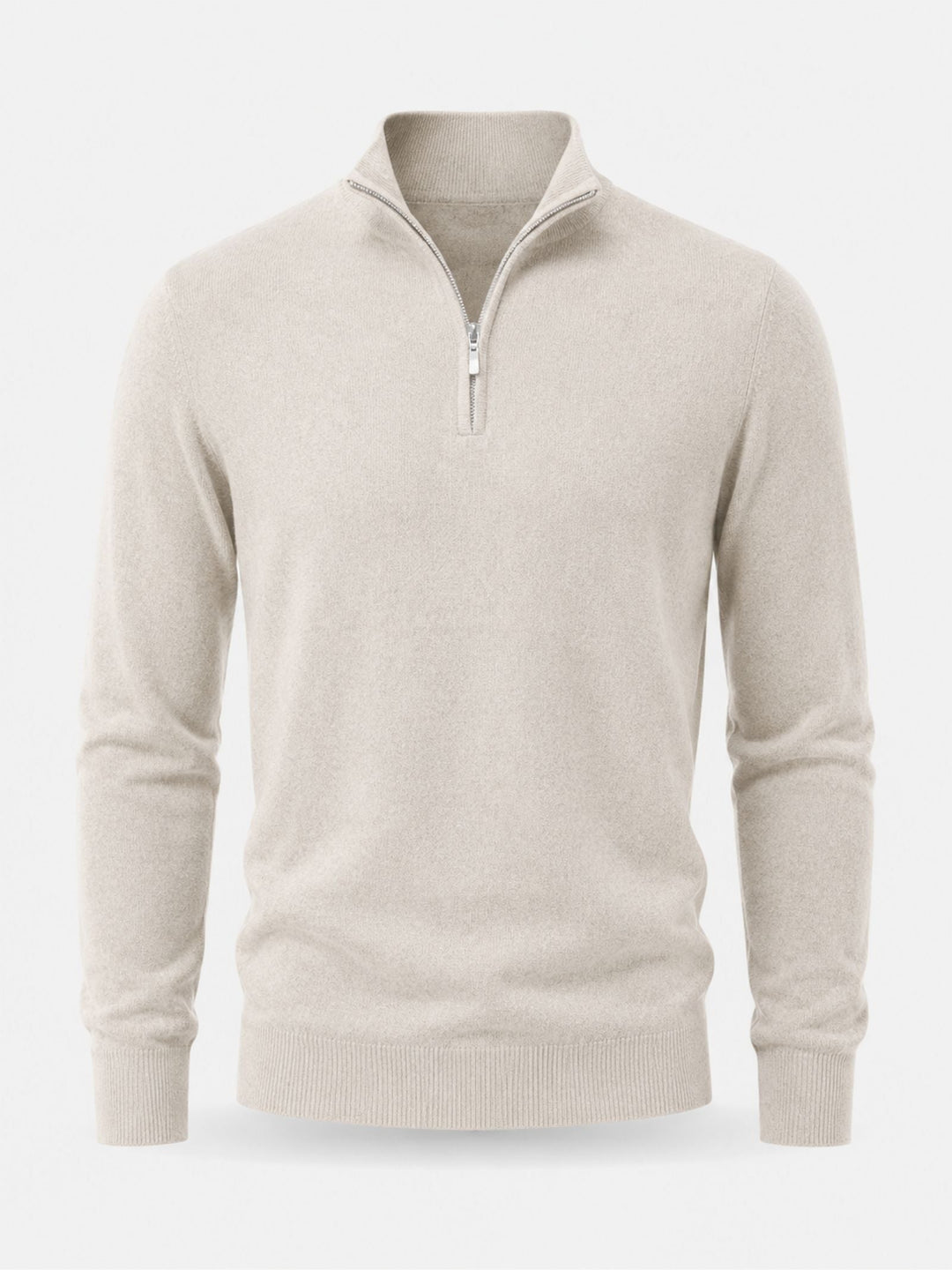 Men's Fine Knit Quarter-Zip Jumper