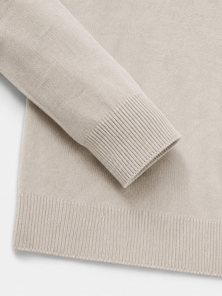 Men's Fine Knit Quarter-Zip Jumper