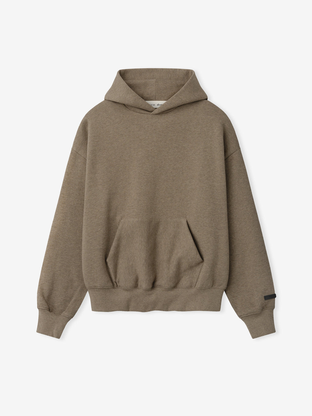 Men's heathered classic hoodie with kangaroo pocket