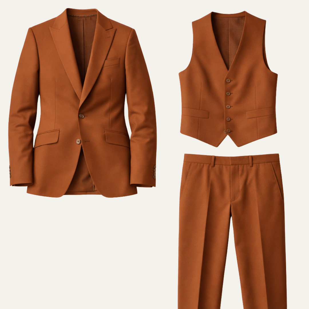 Men's Elegant Three-Piece Suit