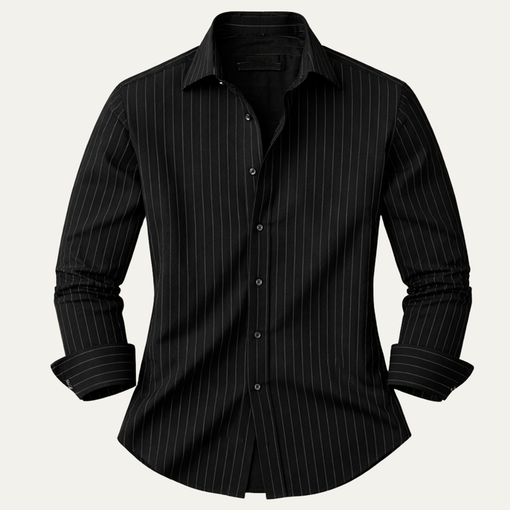 Men's Slim Fit Pinstripe Shirt