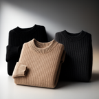 Unisex plain jumper in beige, grey and black colour options