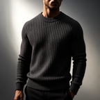 Unisex plain jumper in beige, grey and black colour options