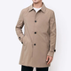 Men's Single-Breasted Mid-Length Trench Coat