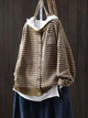 Women's textured knit cardigan with button front and chest patch pocket