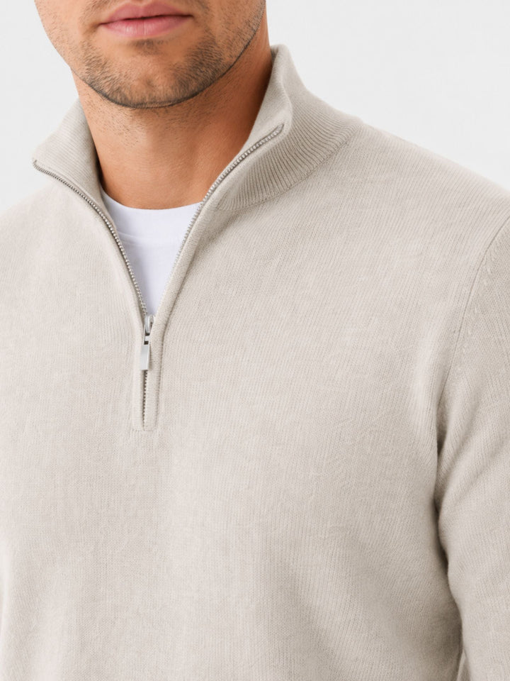 Men's Fine Knit Quarter-Zip Jumper