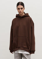 Women's oversized hoodie with hood, long sleeves and kangaroo pocket
