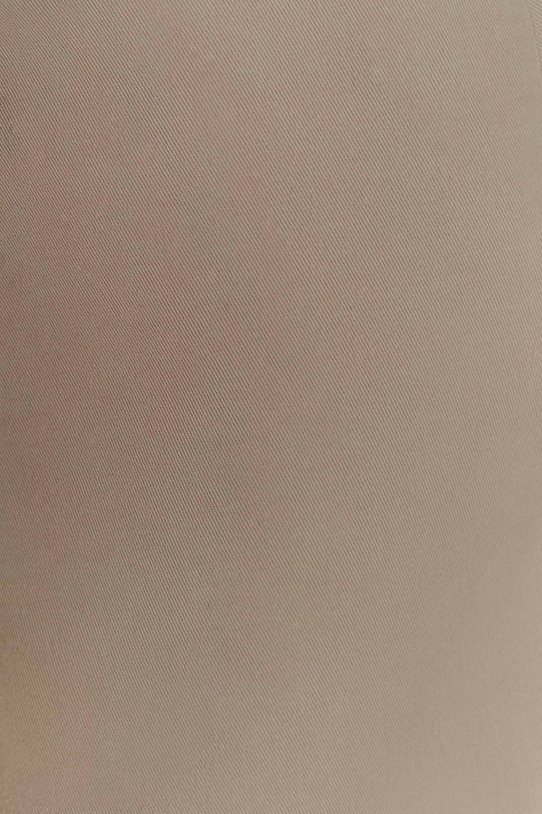 Women's khaki short belted double-breasted trench coat