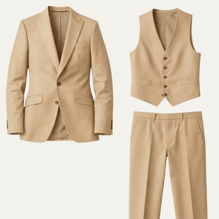 Men's Elegant Three-Piece Suit