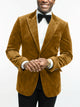 Men's Tailored Velvet Evening Blazer