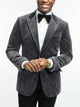 Men's Tailored Velvet Evening Blazer