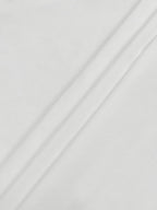 Women's white asymmetric button front blouse with long sleeves