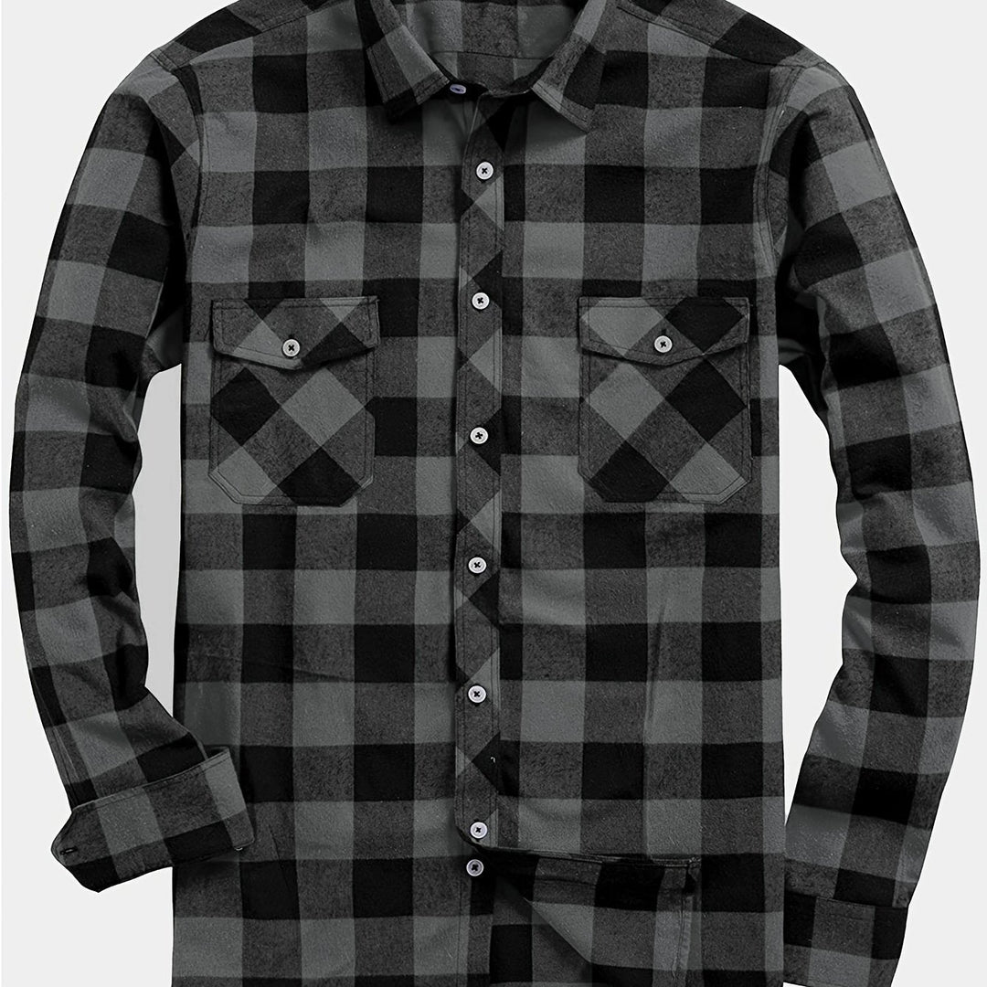 Men's Buffalo Check Flannel Shirt