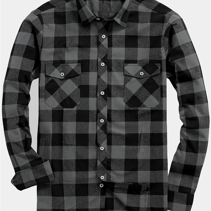Men's Buffalo Check Flannel Shirt