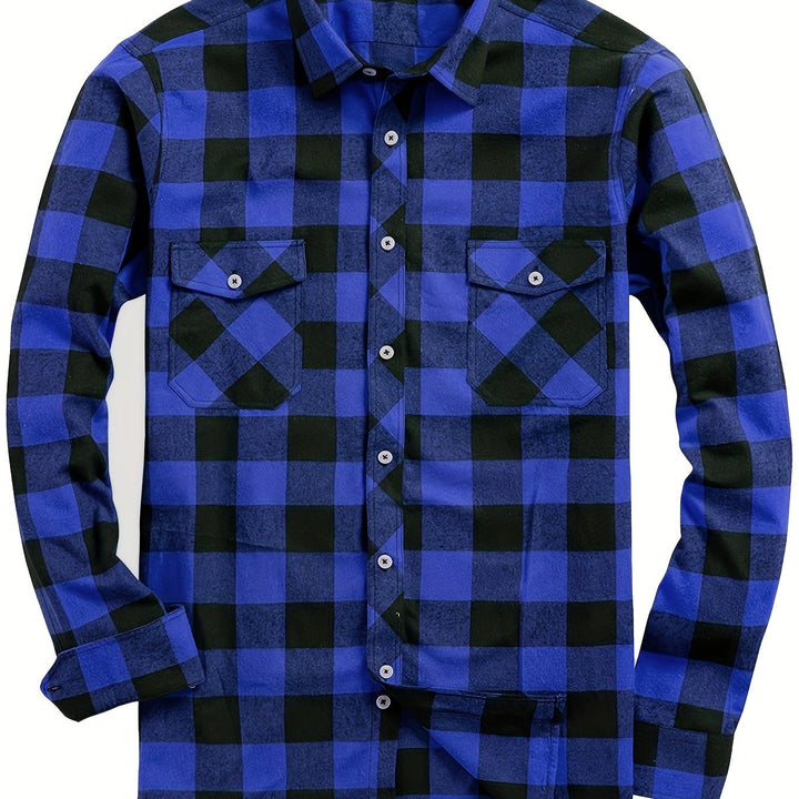 Men's Buffalo Check Flannel Shirt