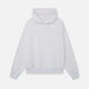 Women's hooded sweatshirt with tonal chest lettering