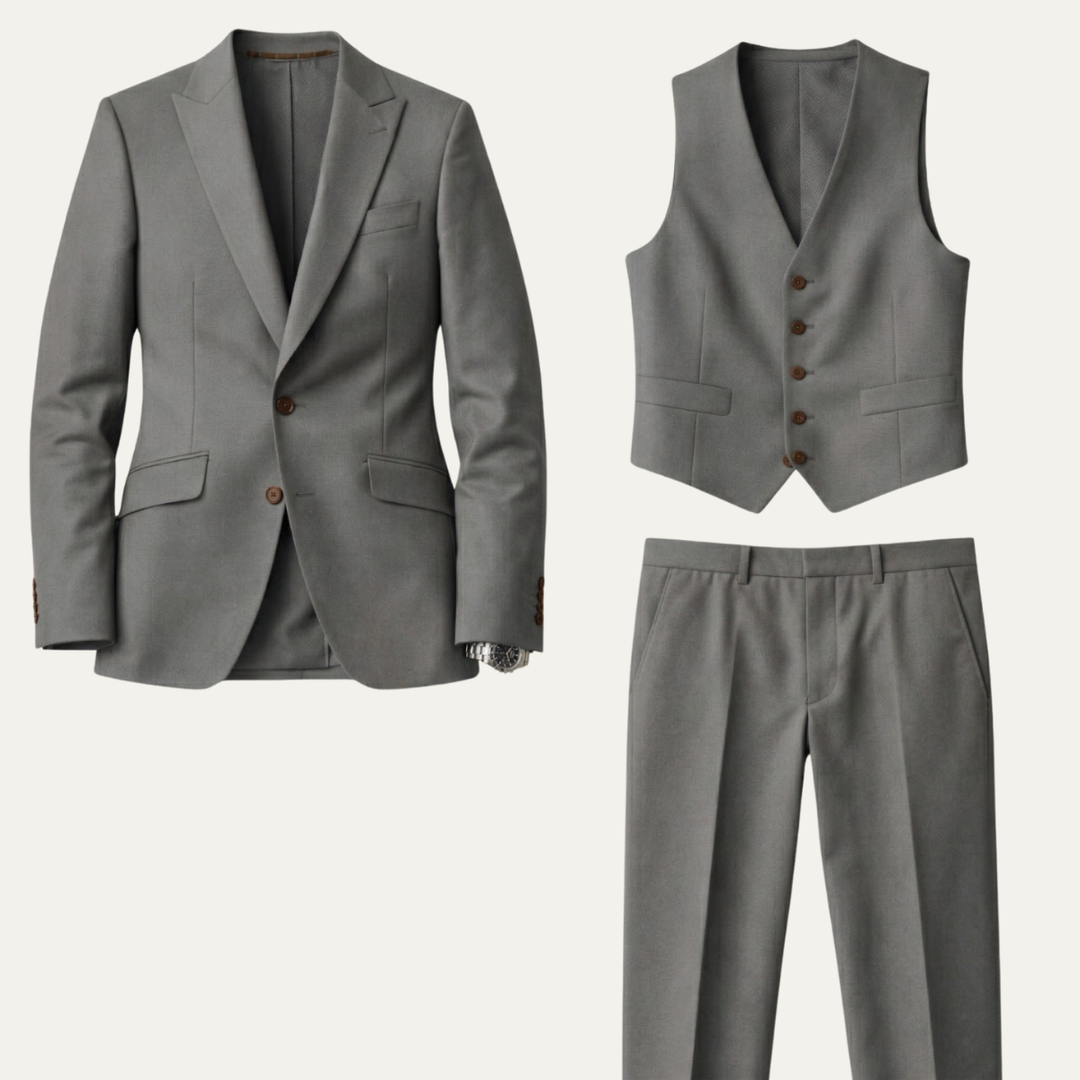 Men's Elegant Three-Piece Suit