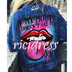 Women's graphic print jacket with colourful back artwork and long sleeves