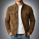 Men's Vintage Suede-Look Utility Jacket