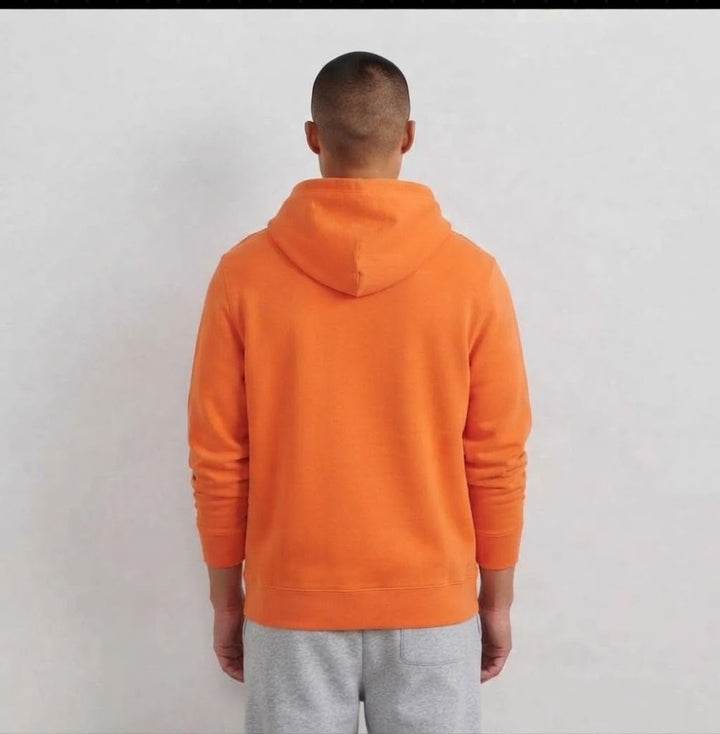 Men's Slub Hoodie, Drawstring Hood, Long Sleeves