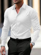Men's slim fit long-sleeve button-front shirt