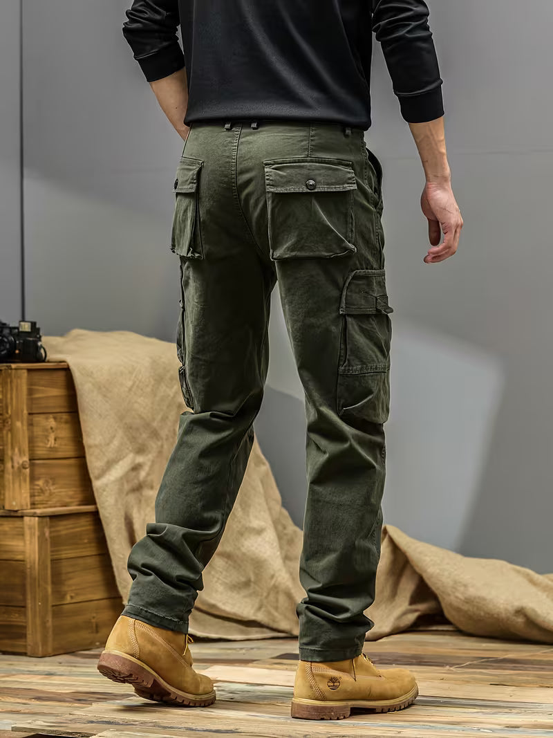 Men's Straight Leg Cargo Trousers