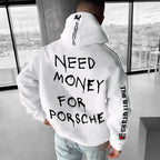 Unisex Porsche 911 graphic print hooded sweatshirt