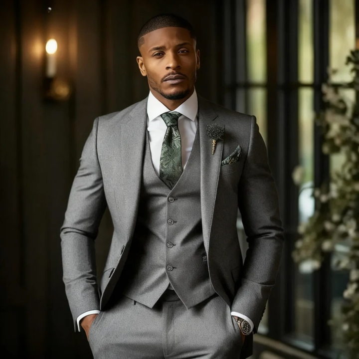 Men's Elegant Three-Piece Suit