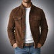 Men's Vintage Suede-Look Utility Jacket
