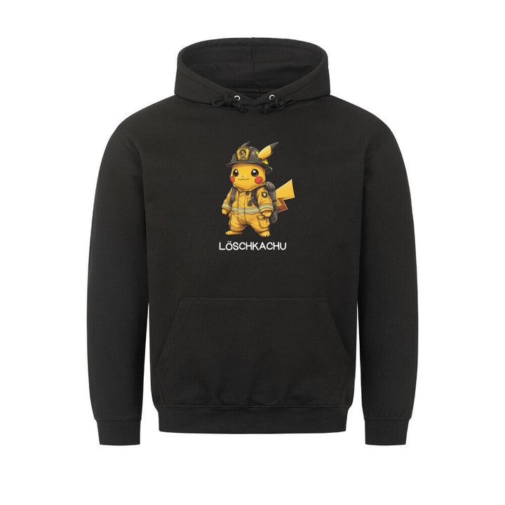 Graphic pullover hoodie with character chest print and kangaroo pocket